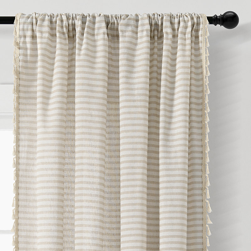 Room Darkening Curtain Pair, Neutral
