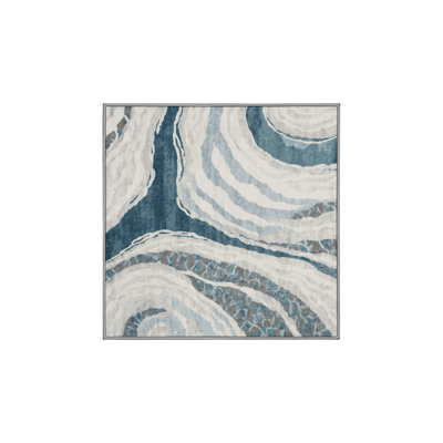 Machine Washable Gray Area Rug