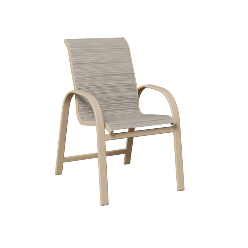 Chaise berçante en aluminium Berlin Luns avec tissu Kozo Fossil Sling de Berlin Gardens, Kozo fossile, Luna multicolore