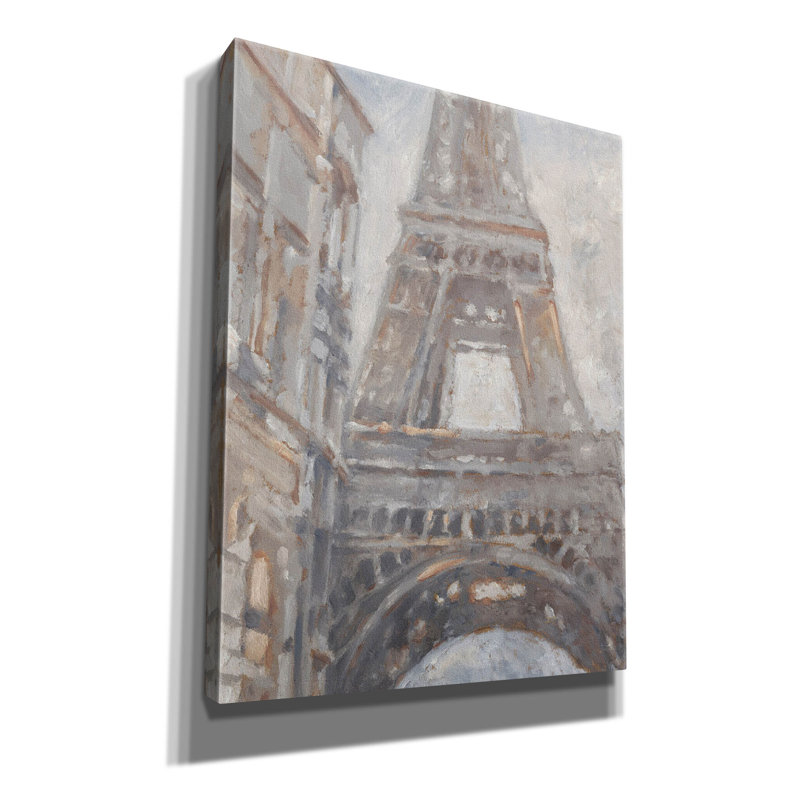  «Parisian Dawn 1» par Ethan Harper, art mural sur toile, 26 po x 34 po
