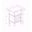 Table d'appoint, table d'appoint, bout, salon, petit, rangement, stratifié, transitionnel-1749971803