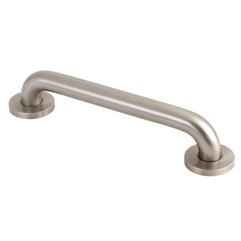 Kingston Brass Meridian 1-1/4 Inch O.D Grab Bar, Brushed Nickel, 14.81" W