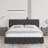 Upholstered Slat Bed-1201400151-1201400150