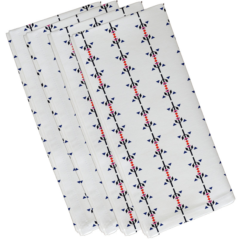 Ensemble de serviettes 4 pièces Alfreda, Rouge