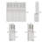 Book Cabinet Storage Bookcase, 5-Tier Modern Bookshelves With 3 Large Drawer And Glass Door(2A+B)-1498484874