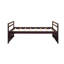Lit simple avec tête de lit solide et lit gigogne escamotable - trois tiroirs pour une chambre fonctionnelle moderne-2077136465