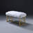 Winterbourne Down Faux Fur Upholstered Bench