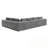 L-Shape Chenille Sectional Sofa With Soft Cuhsion-40608309