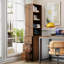 Bibliothèque moderne en bois pour le bureau à domicile-1836038804