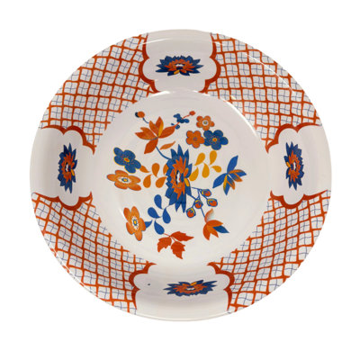 Blooming Sunset Pagoda Serving Bowl