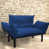 Blue Microfiber/Microsuede
