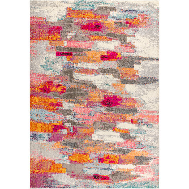 Luis Abstract Area Rug, Rectangle 160 x 231cm
