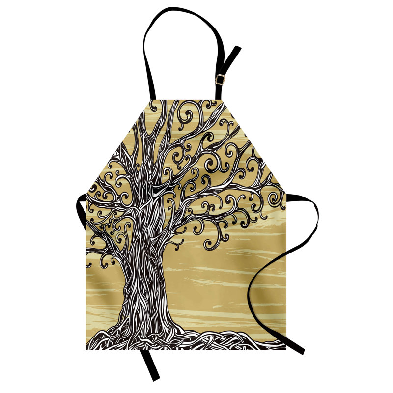 No Pattern Bib Apron