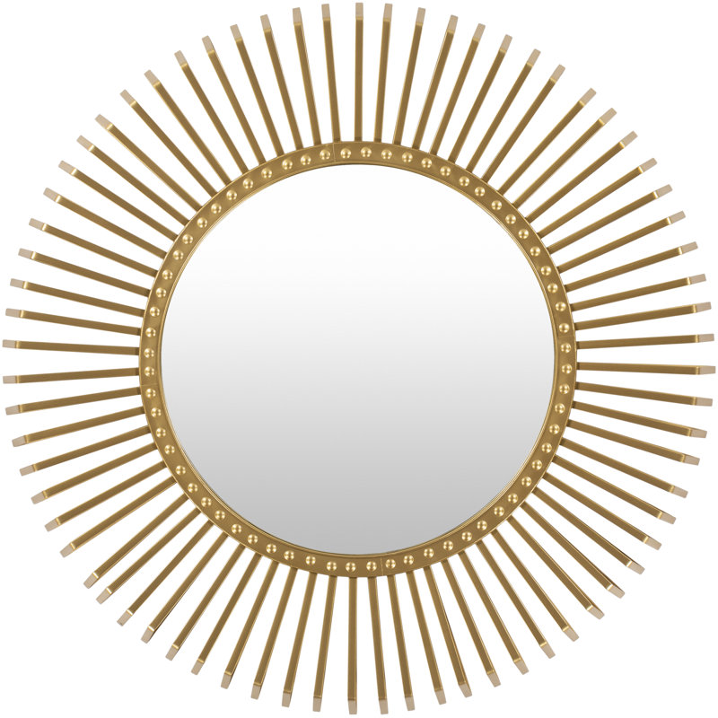 Melfa Metal Sunburst Mirror
