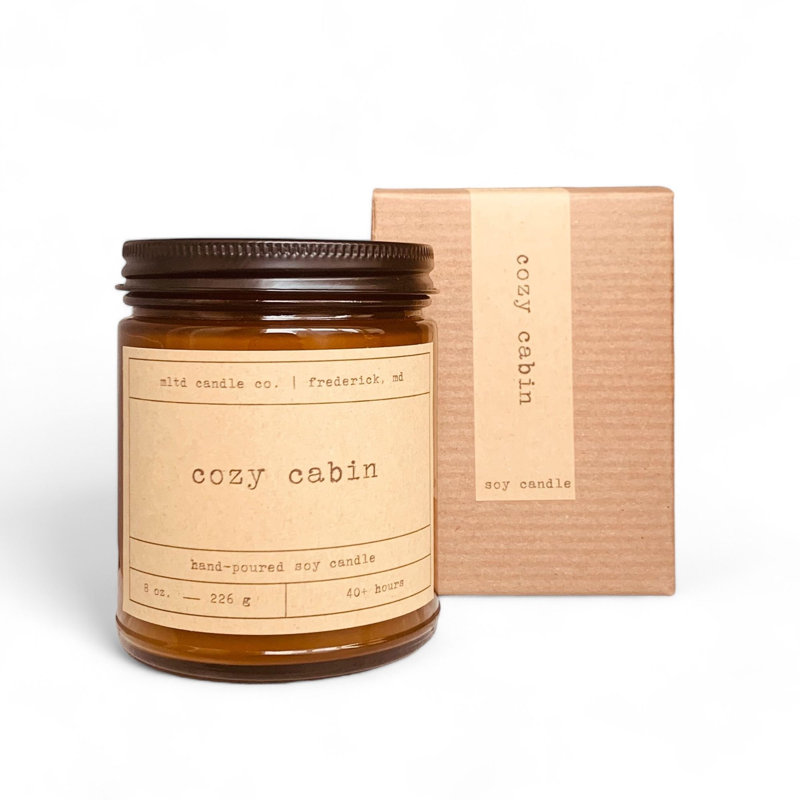 Cozy Cabin Scented Soy Candle