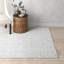 Fredi Abstract Hand Tufted Wool/Cotton Area Rug in Light Blue/Ivory-33845420
