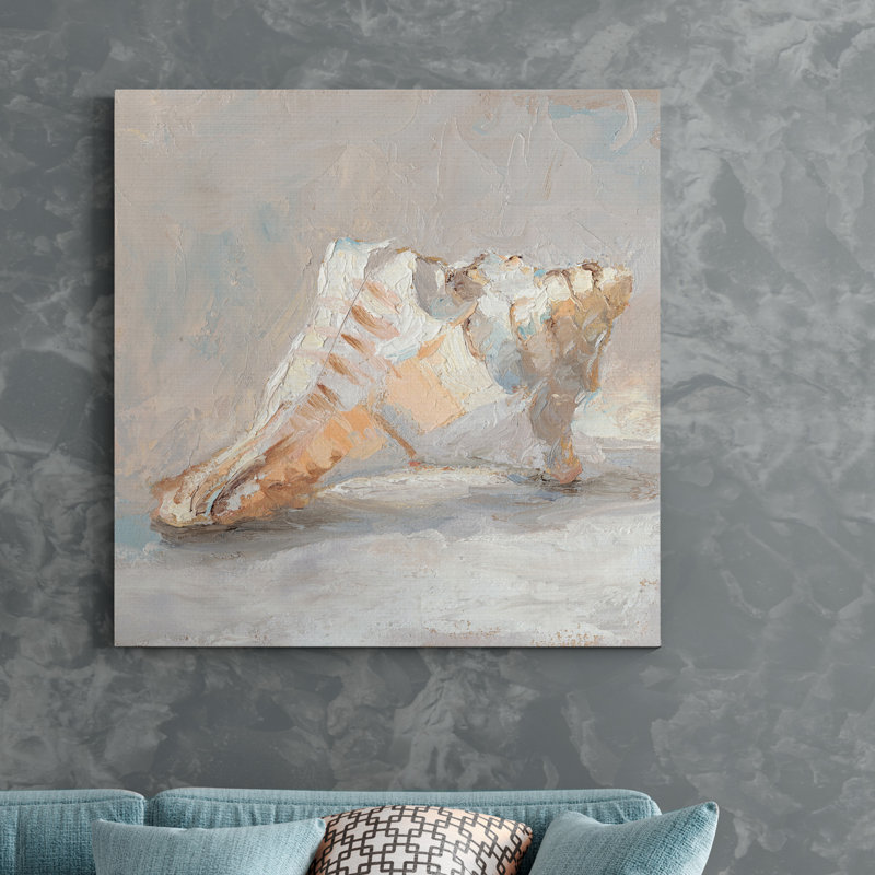 Impressionist Shell Study I - Impression sur toile tendue, H 24 po x l 24 po x P 1 po