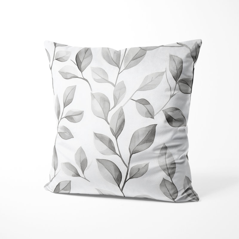Coussin Floral, H 16 po x l 16 po