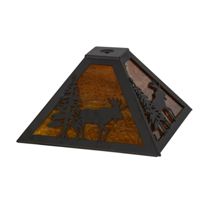 Lone Moose Lamp Shade and Pendant Shade