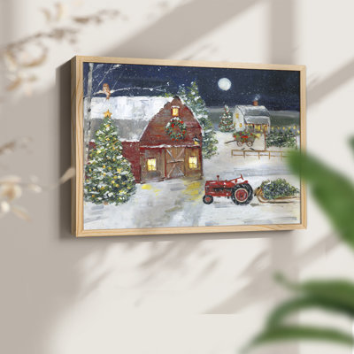 Homestead Holiday - Imprimé encadré - Restickable