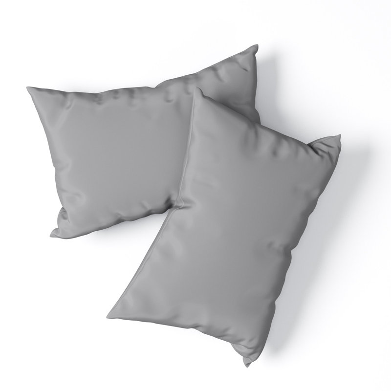 Panda 100% Bamboo Pillowcase Set - Hypoallergenic and Highly Breathable, Quiet Grey