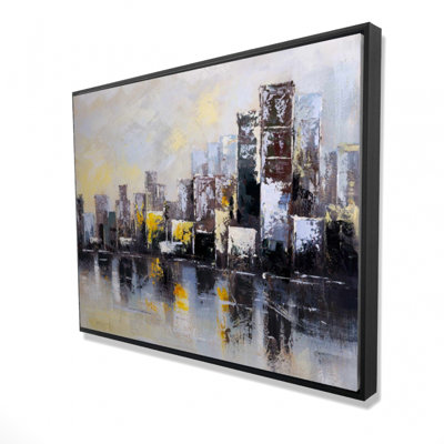 «Abstract City In The Morning», reproduction sur toile