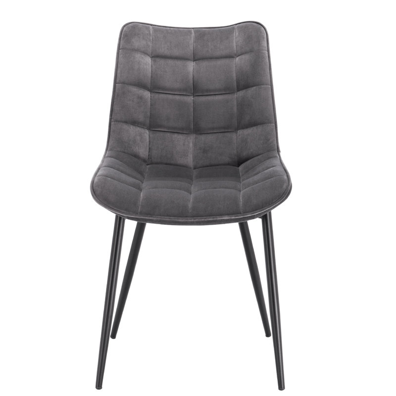 Chattooga Upholstered Dining Chair, Dark Gray