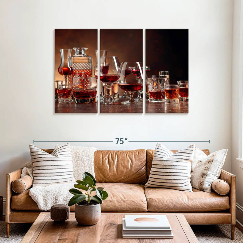 Yarlin Classy Liquor Glasses, 36" H x 57" W