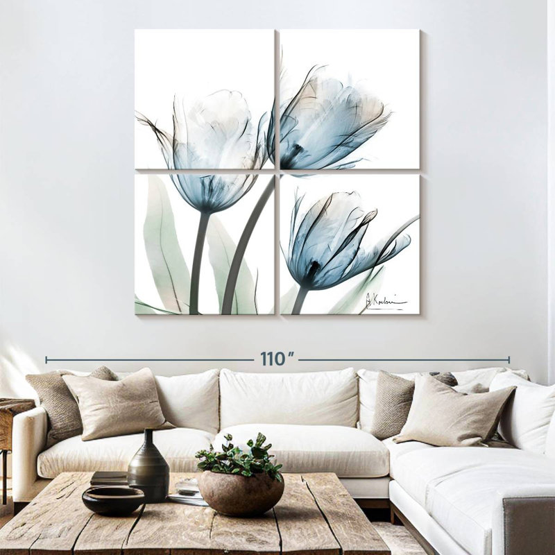 Tulipes Harnek Glacier I, H 74 po x l 74 po