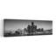 Buildings at the waterfront River Detroit Detroit Michigan USA 1 Piece Wrapped Canvas Panoramic Wall Art-1614265999