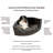 Snoozer Corner Microsuede Bolster Dog Bed-635493752-635493649