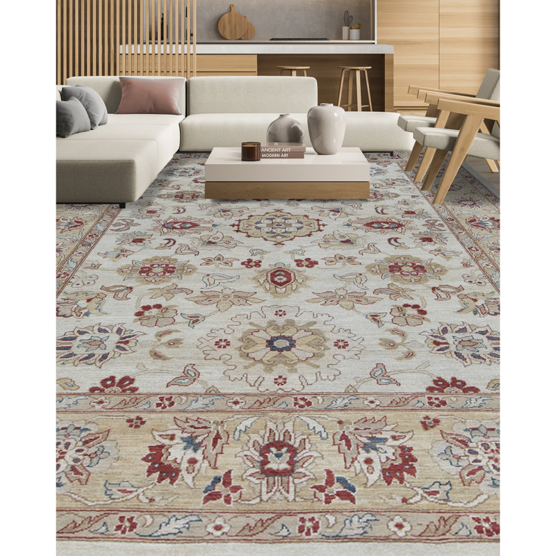 Sultanabad Wool Oriental Area Rug, Rectangle 8'2" x 9'9"