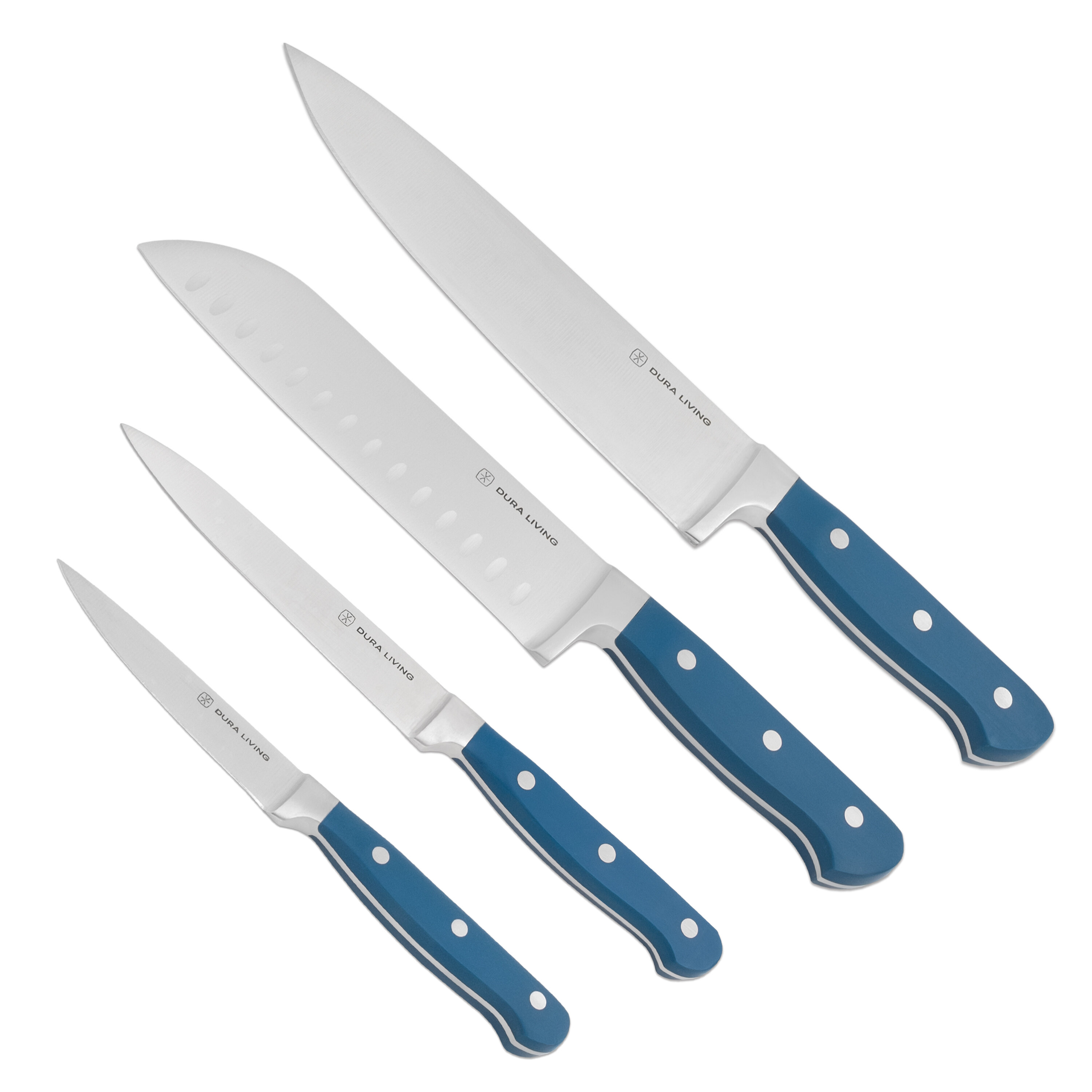 Cheer Collection 6-Piece Kitchen Knife Set - Premium Stainless Steel Blades