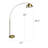 Lahla 68.5'' Arched Floor Lamp-896313937