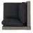 SOFA SET CORNER+TABLE - BROWN