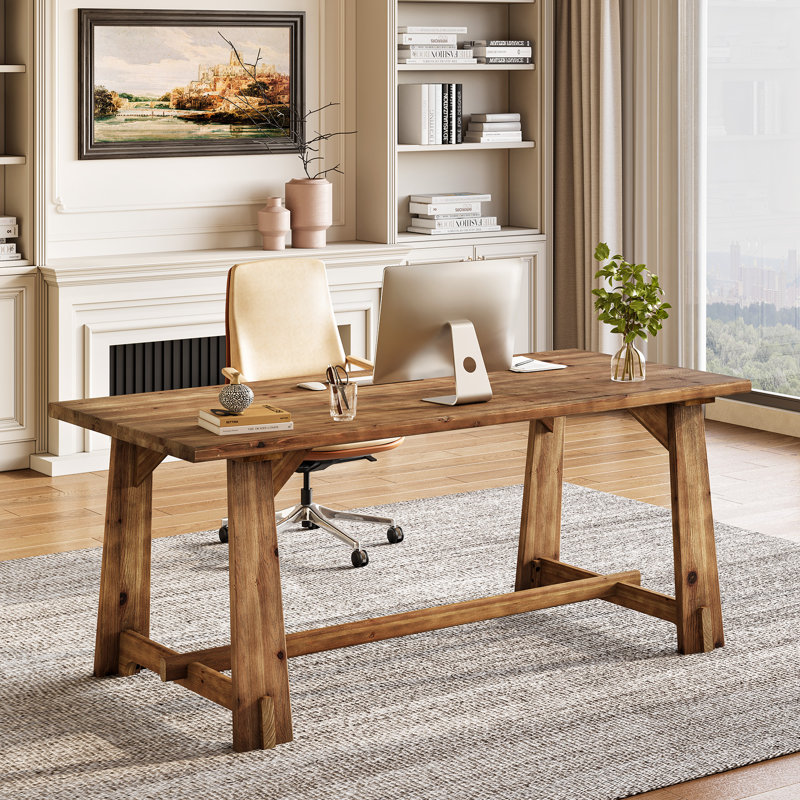 Solid Wood Computer Desk