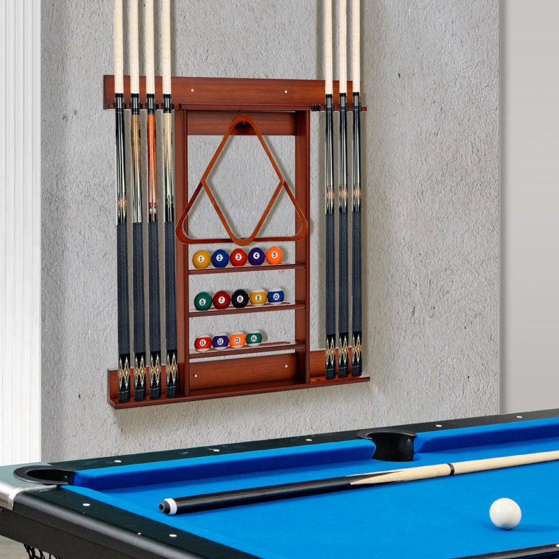 Tardun Rebrilliant Wood Pool Cue Rack