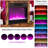 Tv Stand With Electric Fireplace Led Lights Remote Controls Storage Cabinets-1666453036