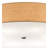 Zackrey Paper Flush Mount