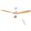 Ventilateur de plafond à DEL intégré 52 po YUHAO avec télécommande-125784051