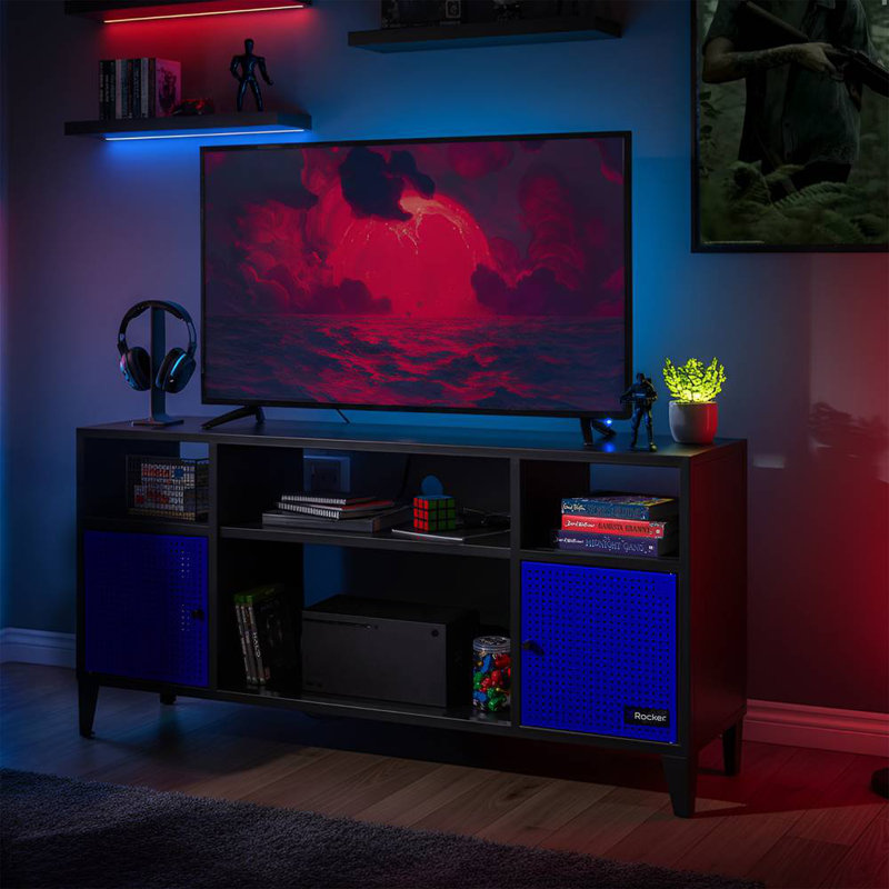 X Rocker Mesh-Tek Media Gaming Unit - Tv Unit - Blue