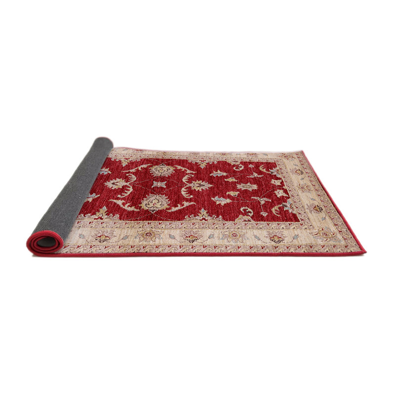 Tapis oriental crème / rouge Sioar, Carré 6 pi