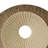 Round and Ribbed Double Layer Sandstone Wall Art, Large, Brown and Beige-1374491658-1374491657