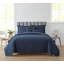 Ensemble de courtepointe réversible en microfibre Diamond Weave Premium-60784073-60579720