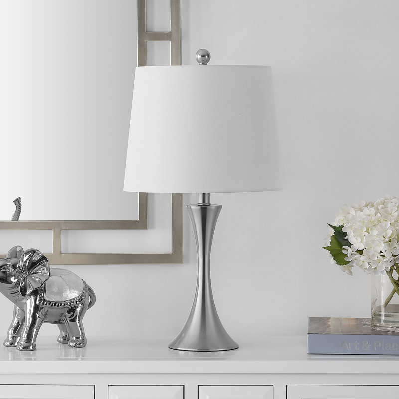 Lampe standard en nickel 24 po Navilas