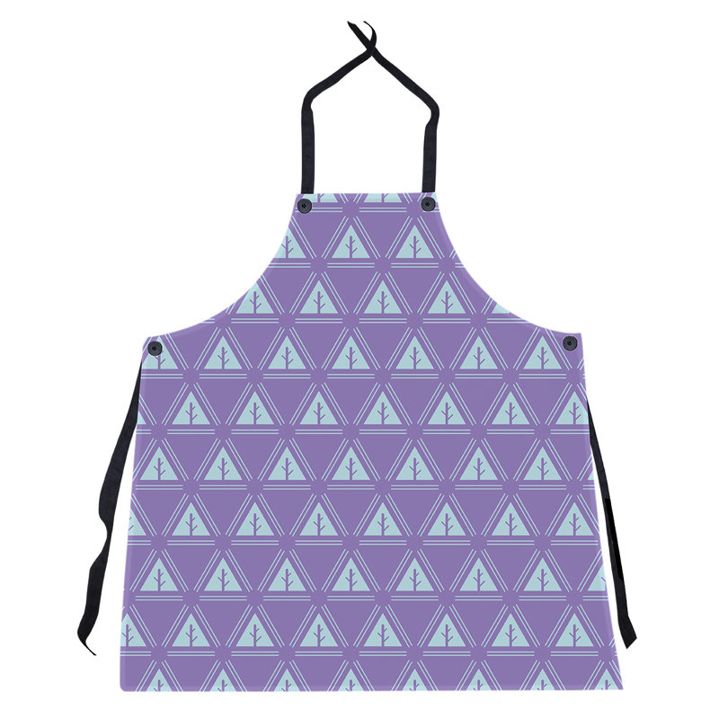 Barbra Bib Apron, Purple/Teal