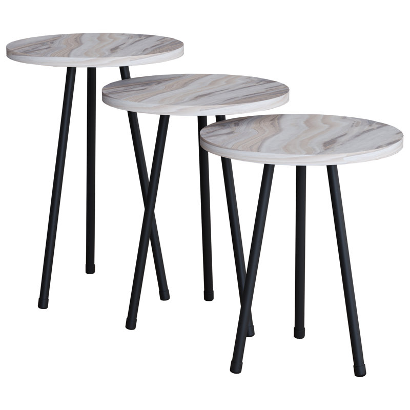 Casnovia End Table, White