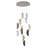 Transitional 12-Light Glass Chandelier -438617878