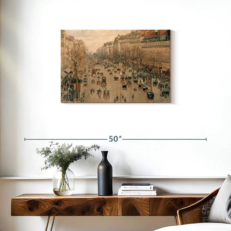 Sirci Boulevard Montmartre à Paris, H 20 po x l 30 po