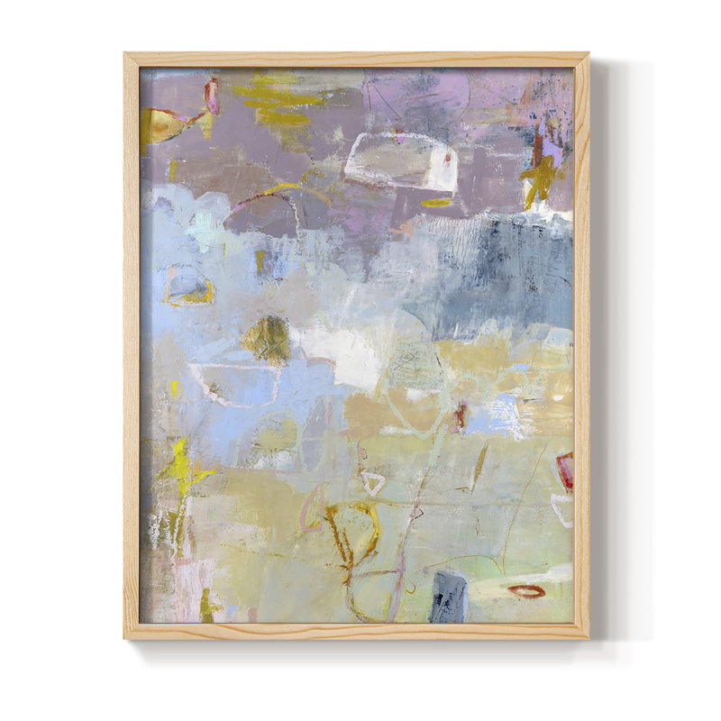 Whilst I Framed Print - Solid Wood, 11" H x 9" W